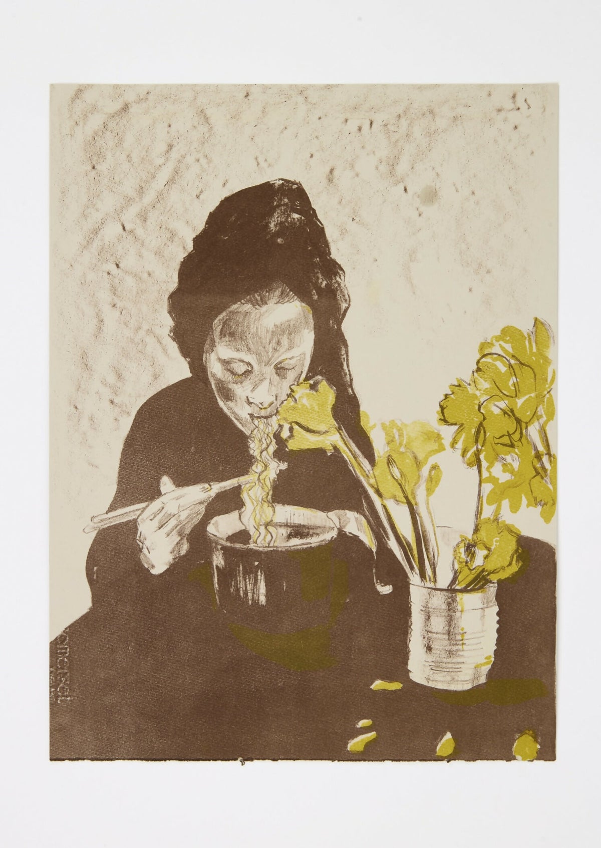 “Eating Noodles with Daffodils in February 2026“