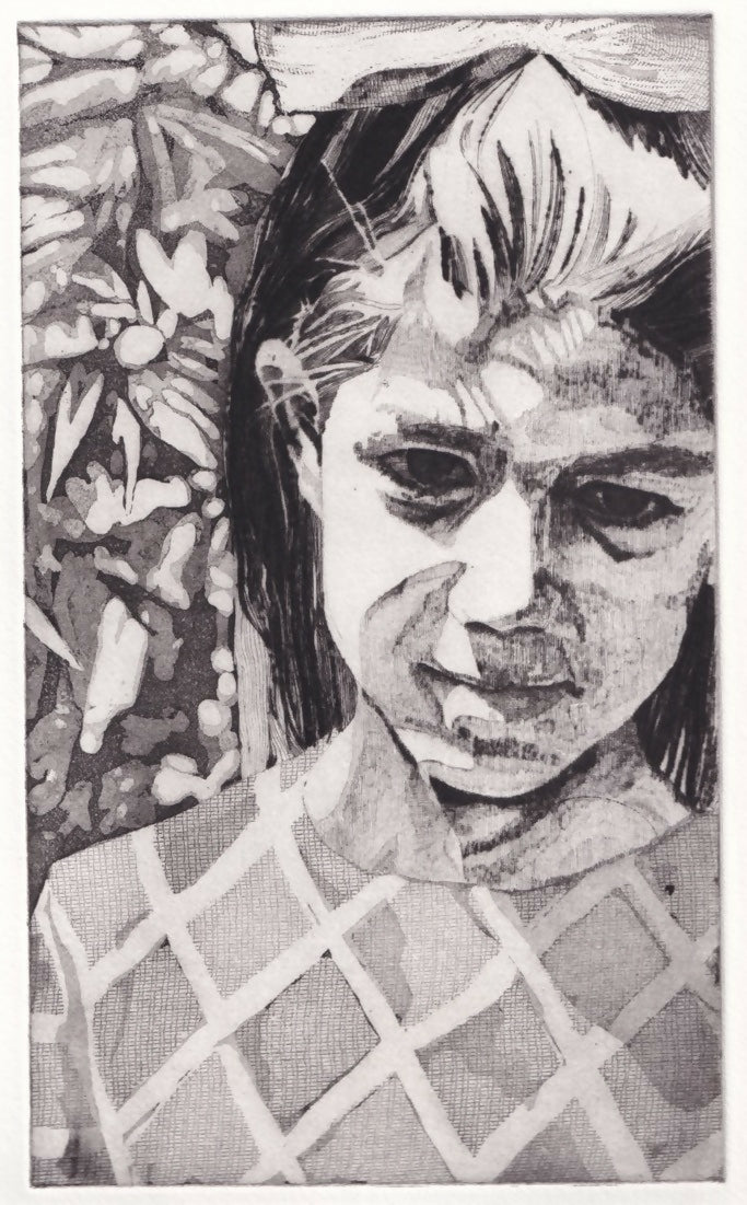 The wind was blowing the right way, 2025, intaglio print