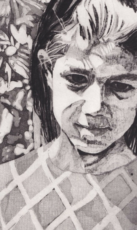 The wind was blowing the right way, 2025, intaglio print