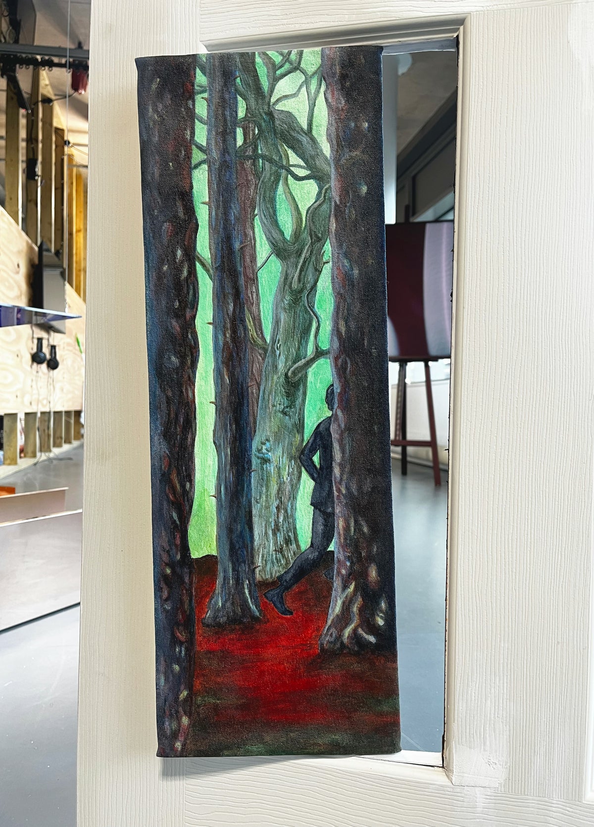 'Psychic Domain' - Door featuring 3 Paintings