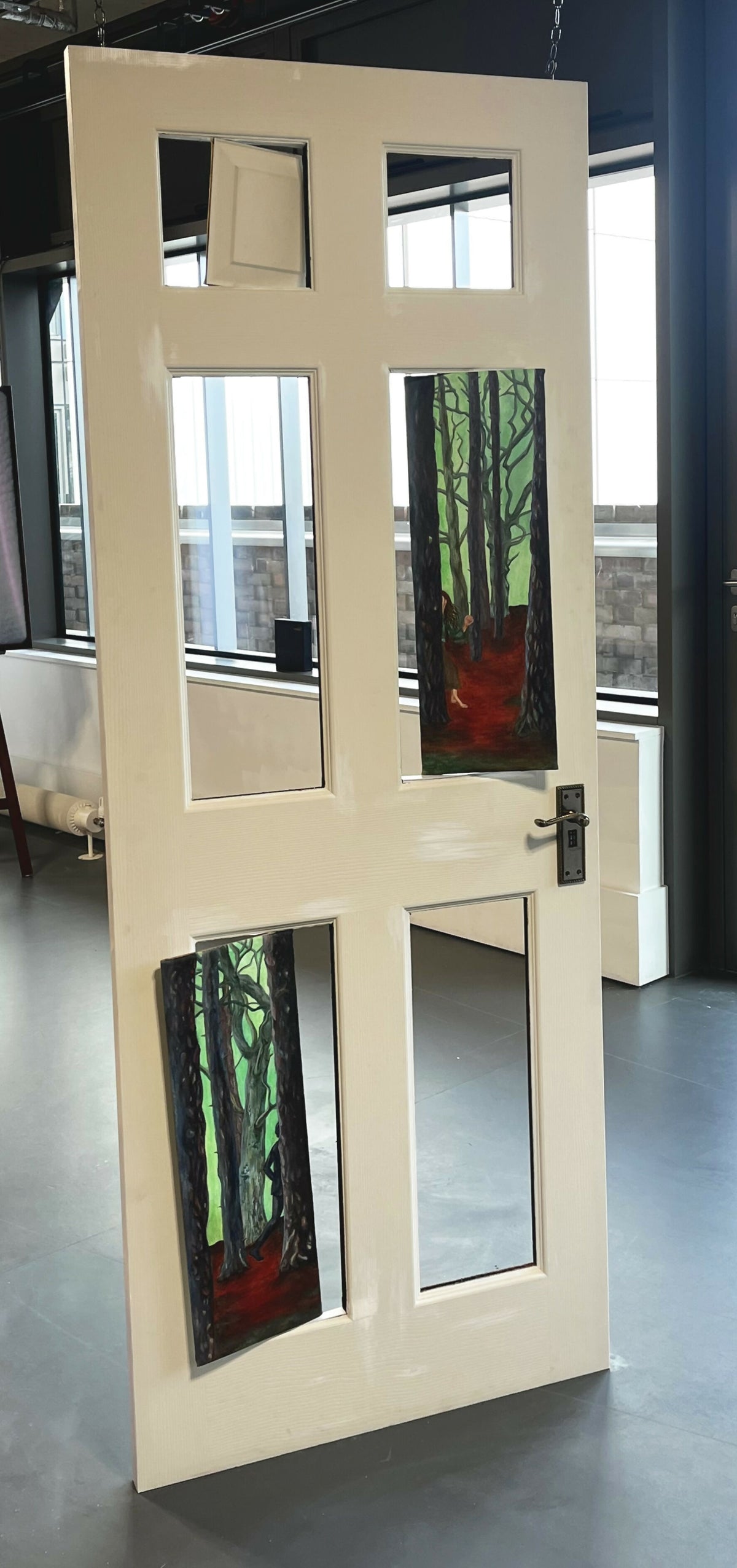 'Psychic Domain' - Door featuring 3 Paintings