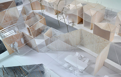 Architectural model of a building