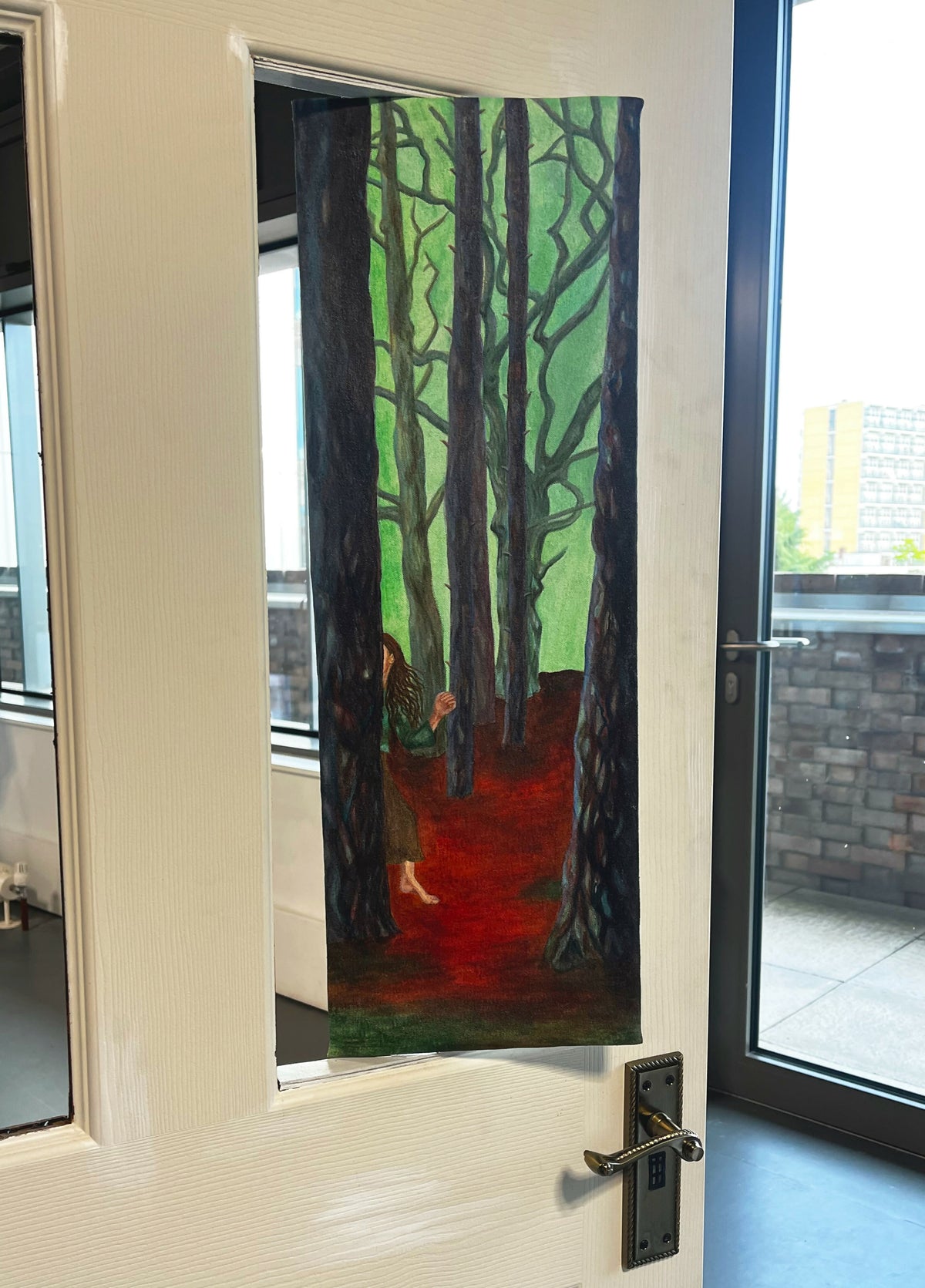 'Psychic Domain' - Door featuring 3 Paintings