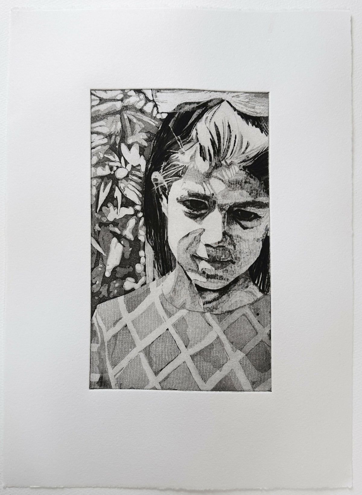The wind was blowing the right way, 2025, intaglio print