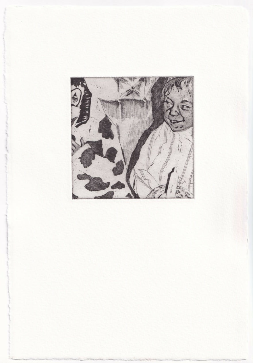 We paid little attention, 2025, intaglio print